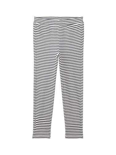 TOM TAILOR Dziewczęce legginsy z paskami, 32380-Dark Blue Offwhite Stripe, 92 cm