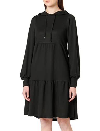 ONLY Damska sukienka Onlelcos Emma L/S Hood Dress JRS, czarny, S