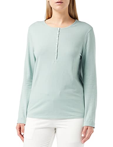 Triumph Women's Mix & Match LSL TOP Buttons górna część piżamowa, Misty Turquoise, 38