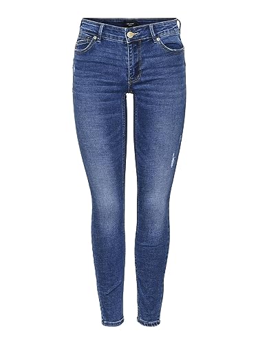 VERO MODA Dżinsy damskie, niebieski (medium blue denim), (L) W / 34L