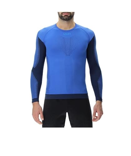 UYN O102429 Running PB42 OW Long_SL T-Shirt Męskie Intensywny Niebieski/Paw S, Intensywny niebieski/paw, S
