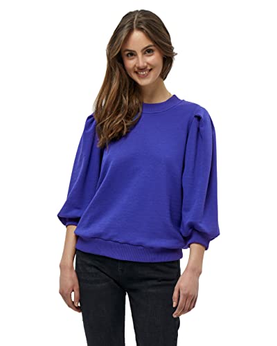 Minus Damski sweter z rękawami 3/4, niebieski królewski, XXL