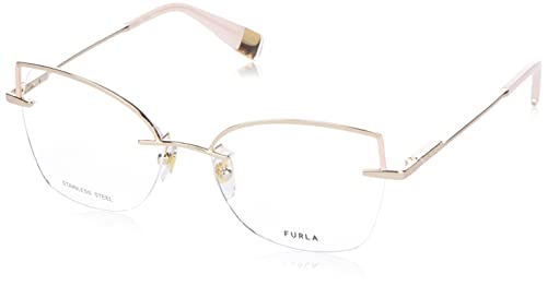 Furla Damskie okulary przeciwsłoneczne Vfu584, różowe złoto W/Coloured Parts, 70, Różowe złoto W/Coloured Parts