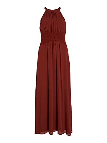 Vila Kobiety Vimilina Maxi Dress/Su Sukienka, Czerwony, 38