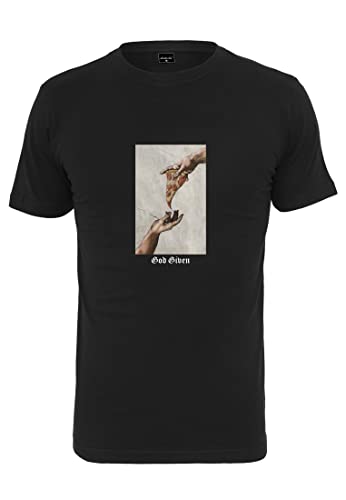 Mister Tee Męski t-shirt God Given Pizza Tee, czarny, 5XL