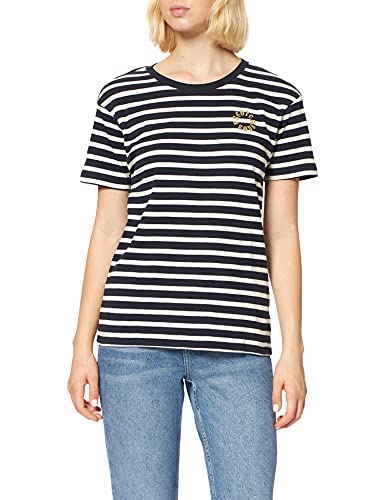 Scotch & Soda Damska koszulka bawełniana w paski, Combo A 0217, L