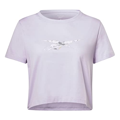 Reebok Damska koszulka z grafiką, biała, 2XL, biały, XXL