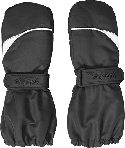 Playshoes Dzieci Uniseks Rękawiczki Zimowe, czarny (czarny 20), 4-6 Lata