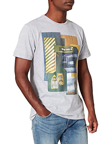 Blend T-shirt męski, 200274/Stone Mix, S