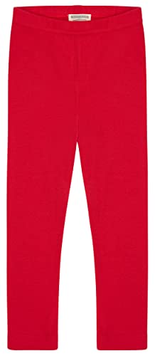 loud + proud Legginsy, certyfikat GOTS, pomidorowy, 74-80