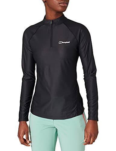 Berghaus Damska koszulka z długim rękawem 24/7 w połowie zamka błyskawicznego Tech Baselayer
