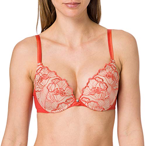 Maison Lejaby Damski biustonosz Flora Push-Up, Capucine, 70B