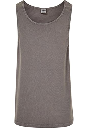 Urban Classics Heavy Oversized Acid Wash Tank Top męski tank top czarny Basics, Streetwear, asfaltowy, M