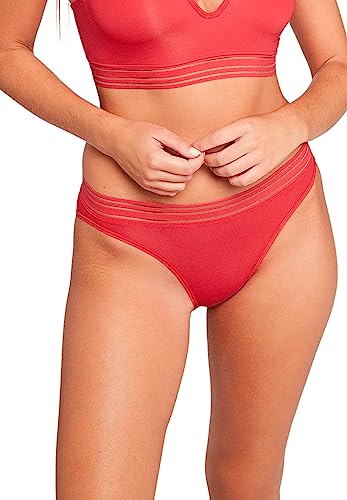 Miękkie Zen Lekkie figi bilet damskie, Szkarłatna czerwień, 40-42