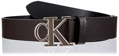 Calvin Klein Jeans Męski okrągły pasek mono tablica monogram, Gorzki brąz, 95