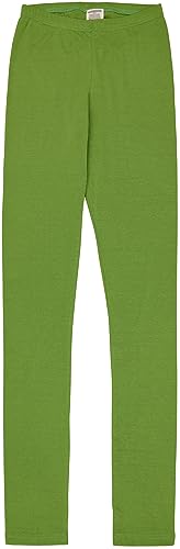 loud + proud Legginsy dziecięce, certyfikat GOTS, uniseks, trawa, 164