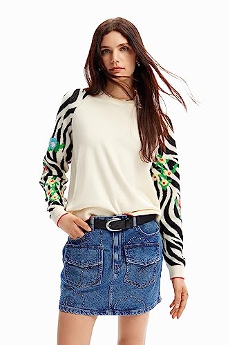 Desigual Sweter damski, biały, M