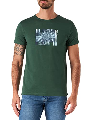 Pepe Jeans Męski T-shirt Sherlock, 682forest Green, XS