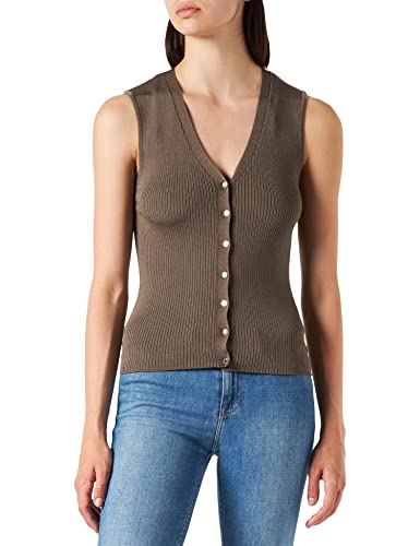 Morgan Sweter damski FINE Gauge-MC, Kaki, XL