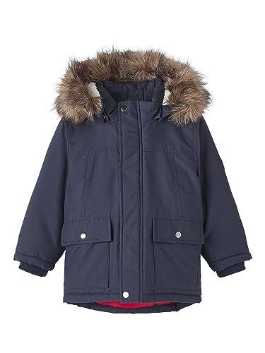 NAME IT Kurtka chłopięca NMMMARLIN parka PB, guma, 104, guma., 104