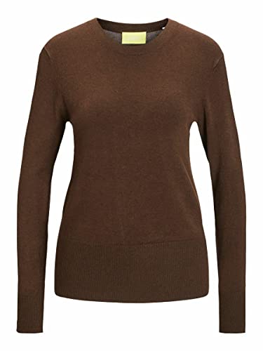 JACK & JONES Sweter damski Jjxx Jxlara Ls Soft Crew Neck Knit Noos, Demitasse, M