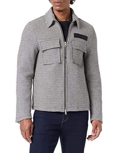 Replay Kurtka męska, 010 Black/Dk Brown/Natural White, XL