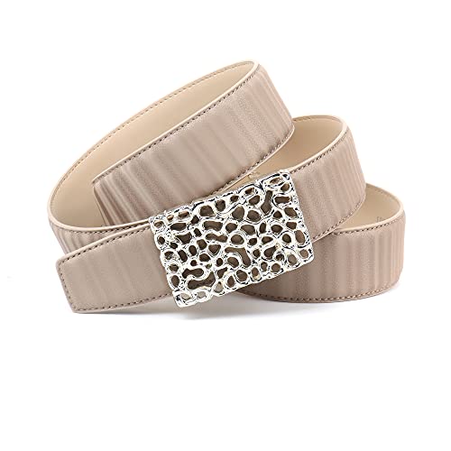 Anthoni Crown Unisex pasek skórzany pasek, beżowy, 85