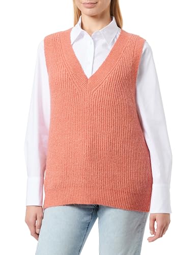 Q/S by s.Oliver Damski sweter, pomarańczowy, L