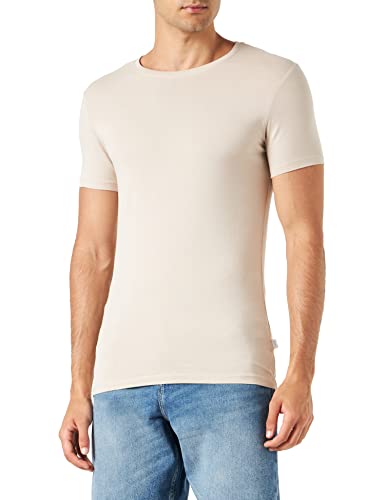 CASUAL FRIDAY CFDavid Crew Neck t-shirt męski z krótkim rękawem, 154503_chateau szary, 3XL