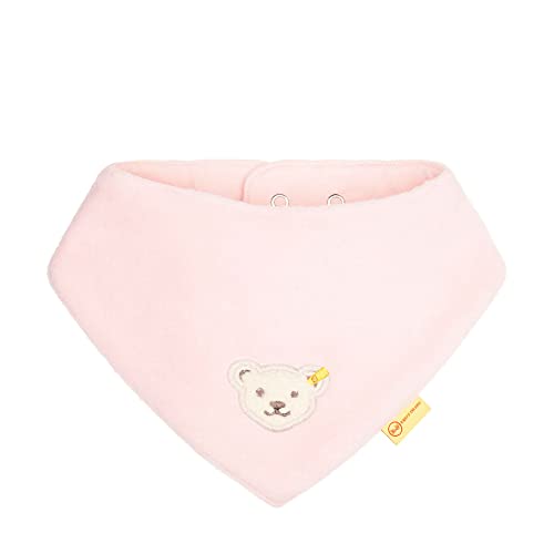 Steiff Unisex Baby Basic chustka na szyję, Silver Pink, jeden rozmiar