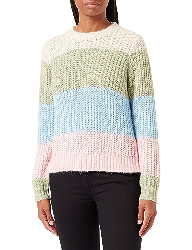 PIECES Damski sweter z dzianiny PCNAOMI, brzoza, M