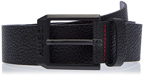 HUGO Męski pasek Gelio, rozmiar Sz40, czarny 1, 105, czarny (Black1)