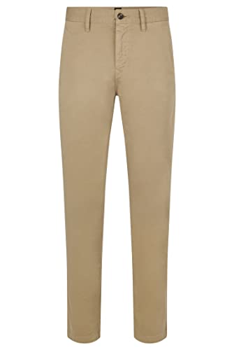BOSS Spodnie męskie, Brązowy, 32W / 32L