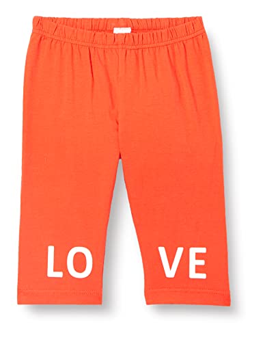 Pinokio Legginsy ¾ Love and Love, 95% bawełna, 5% elastan, czerwone, dziewczęce 56-86 (74), Red Love And Love, 74 cm