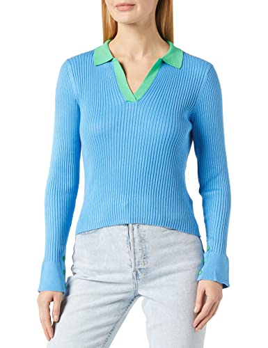 TOM TAILOR Denim Damski sweter 1035405, 18395 - Rainy Sky Blue, L