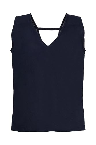 ESPRIT Damska bluzka 053EE1F321, 400/NAVY, XXL, 400/granatowy, XXL