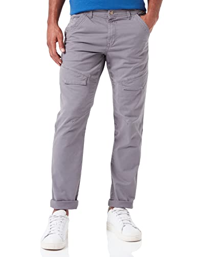 Som męskie bojówki, STEEL GREY, 32W / 32L