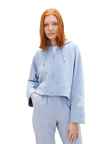 TOM TAILOR Denim Damska bluza 1036577, 12819-Parisienne Blue, L, 12819 - Parisienne Blue