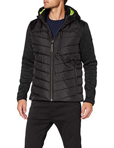 camel active Męska kurtka pikowana 4301704R3609, czarny, 27