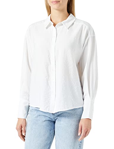 VERO MODA Vmlena Ls koszulka damska WVN Noos Top, Snow White, S