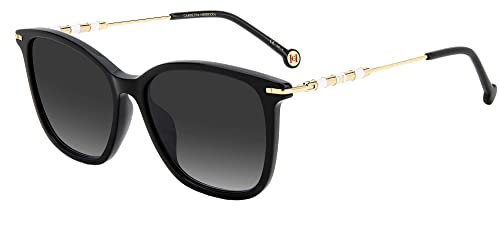 Moschino Damskie okulary przeciwsłoneczne Mos615/G, złoto-zielone, 56, Złoty zielony
