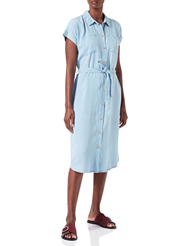 ONLY Onlpema Hannover Ss DNM Sh sukienka Qyt, Jasnoniebieski dżins, M