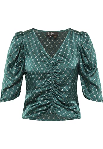 faina bluzka damska 19523975, zielony, M