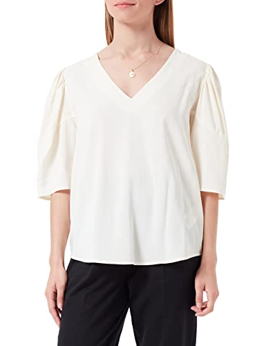 Scotch & Soda Maison Easy Tunic Top bluzka damska, Vanilla 3225, M, Vanilla 3225, M