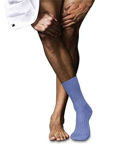 FALKE Mężczyźni No. 13 M SO Najlepsza Bawełna jednokolorowe 1 Para, Niebieski (Arcticblue 6367), 41-42