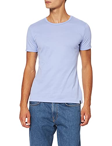 Trigema T-shirt męski, Lawendowy melanż, XL