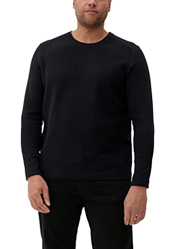 s.Oliver Big Size sweter męski, czarny, 5XL