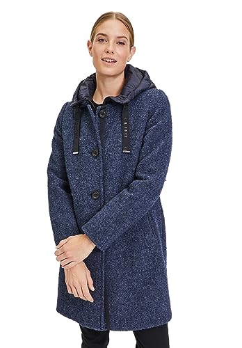 Gil Bret Damski płaszcz wełniany z kamizelką, 8712 Moonlight Blue Melange, 42