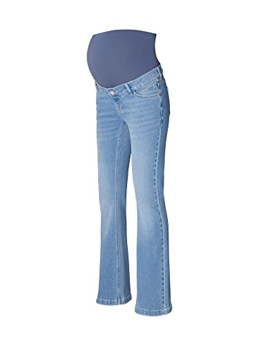 ESPRIT Maternity Damskie spodnie Denim Over The Belly Flared Jeans, Medium Wash-960, 38/32