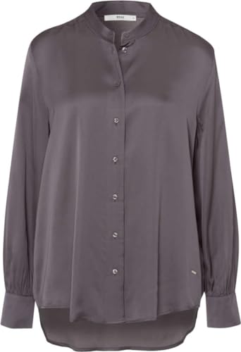 BRAX Damska bluzka w stylu Viv Shiny Viscose, szary, 44